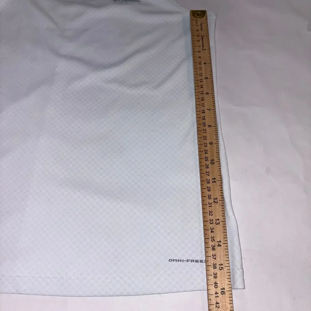 Columbia Activewear Performance Bogata Bay Technical White Tank Top M - Picture 7 of 9